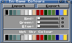 In-Game Palette